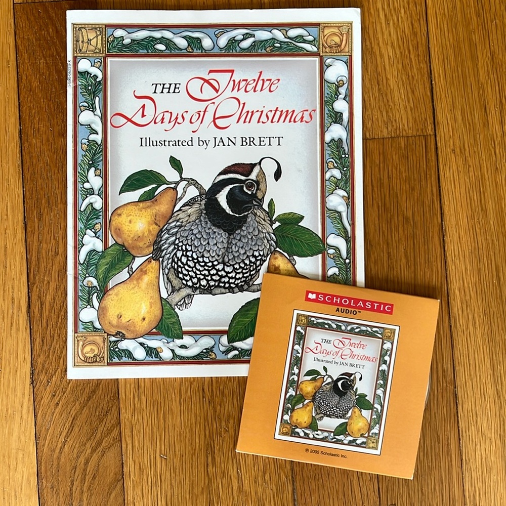 Jan Brett’s 12 Days of Christmas book and CD